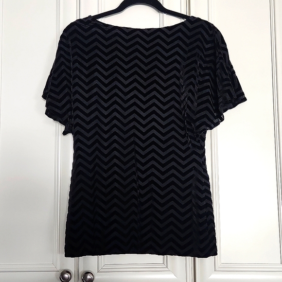 WHBM | Herringbone Stretch Top - Picture 2 of 6